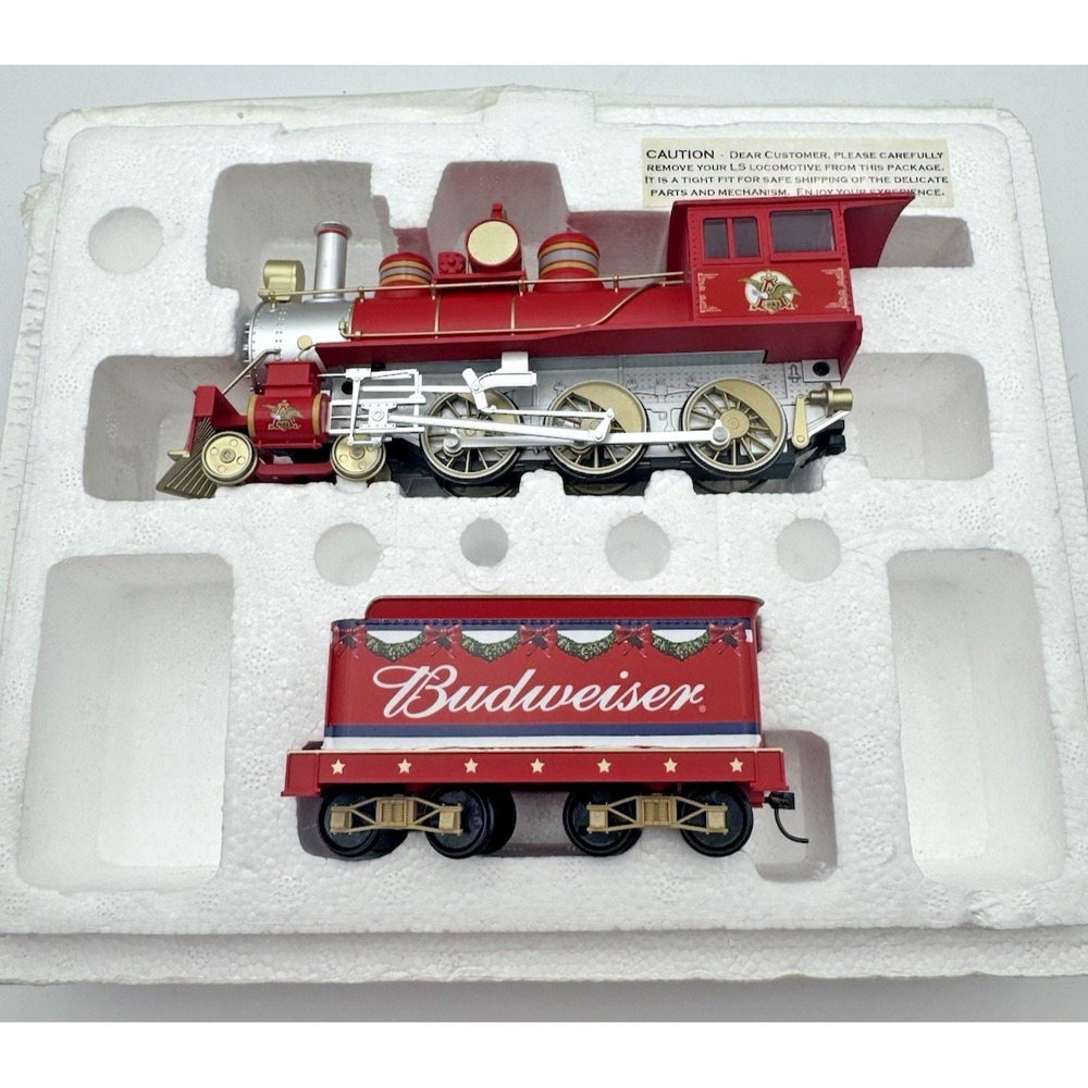 Hawthorne Village Budweiser Train Locomotive & Tender